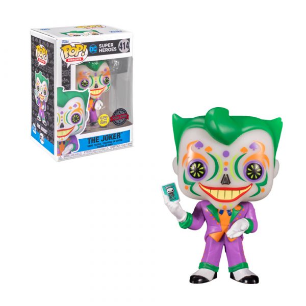 Funko Pop DC Super Heroes #414 The Joker - Glows In The Dark - Édition Spéciale - Neuf