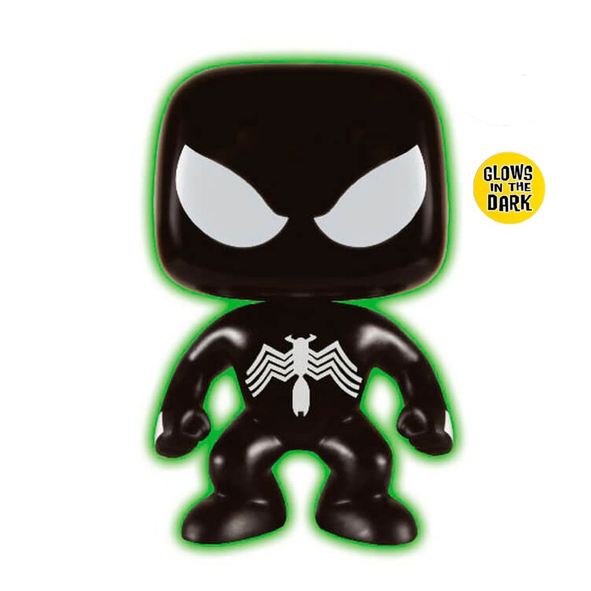 Funko POP Marvel Black Suit SpiderMan GLOW Exc. Big Man Chile